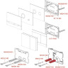 Кнопка управления ALCAPLAST FLAT STING-INOX металл, матовый