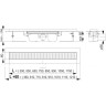 Водоотводящий желоб ALCAPLAST APZ1-1050 APZ1-1050 SMART